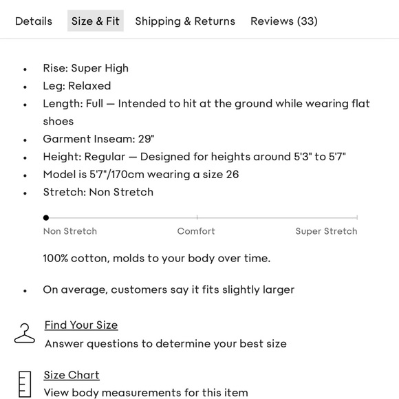 *SOLD* Denim Forum The Joni High Rise Loose - Picture 5 of 5